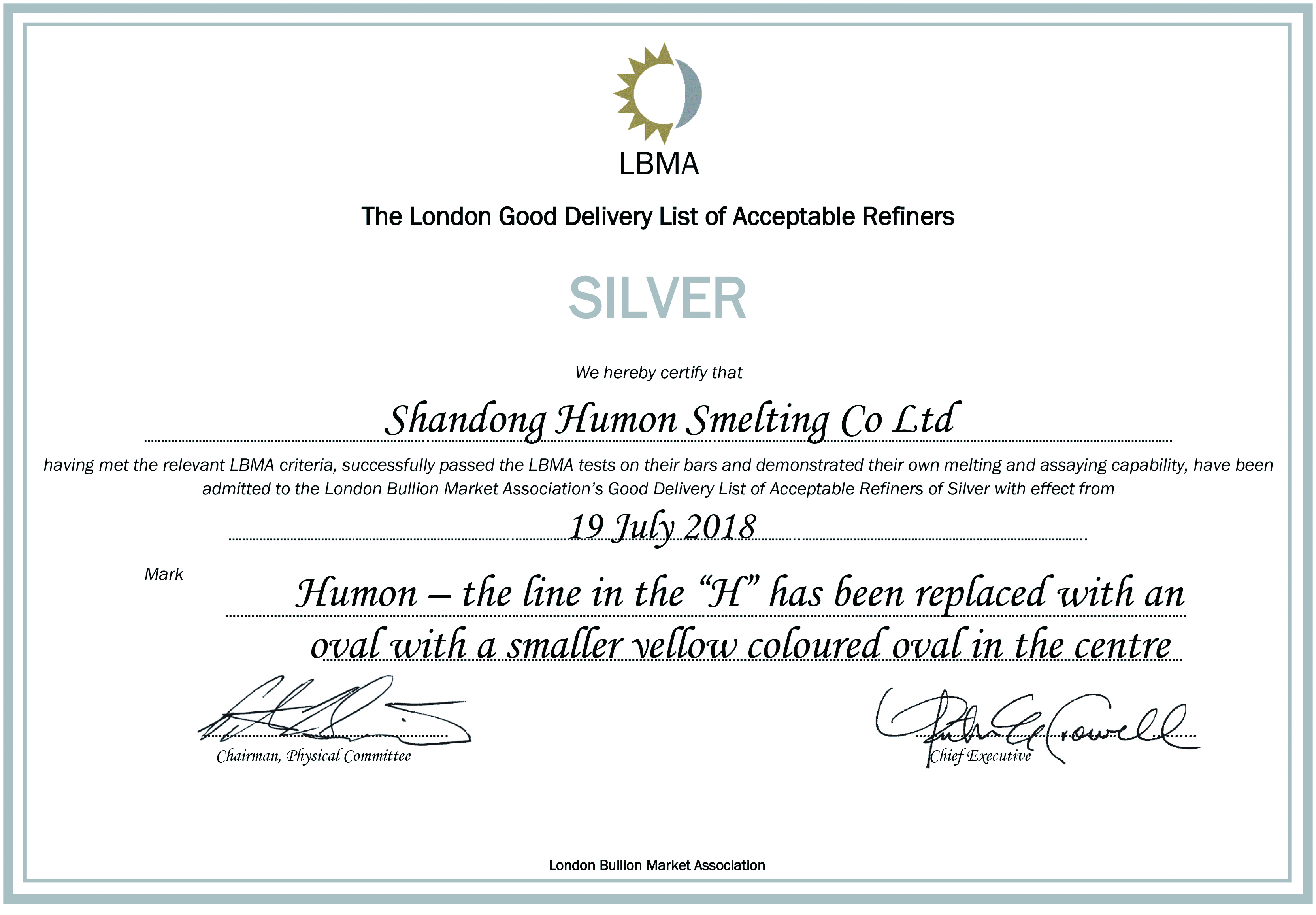 LBMA（伦敦金银协会）白银品牌